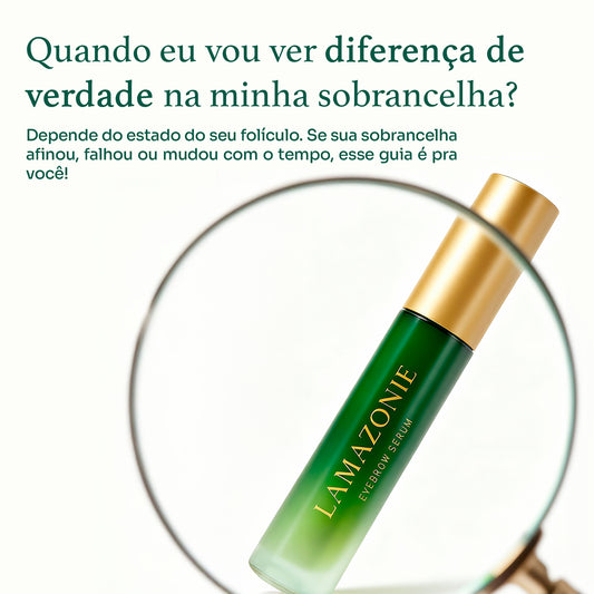 Guia completo do crescimento de cílios e sobrancelhas
