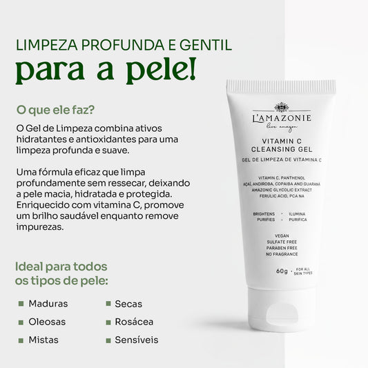 Gel de Limpeza de Vitamina C 60 g