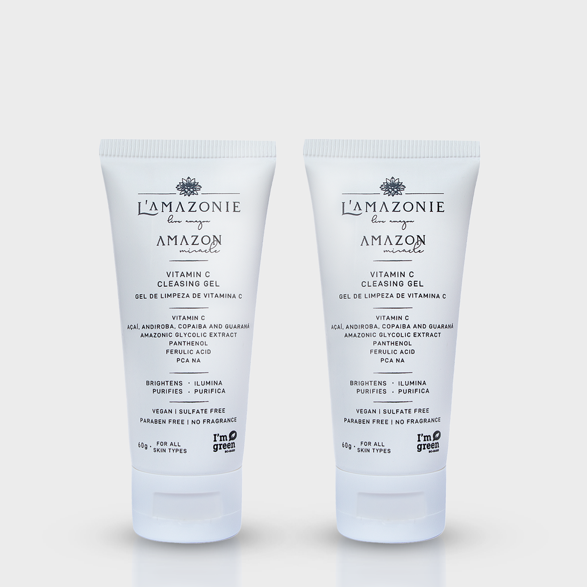 Kit 2 Gel de Limpeza Facial 60g