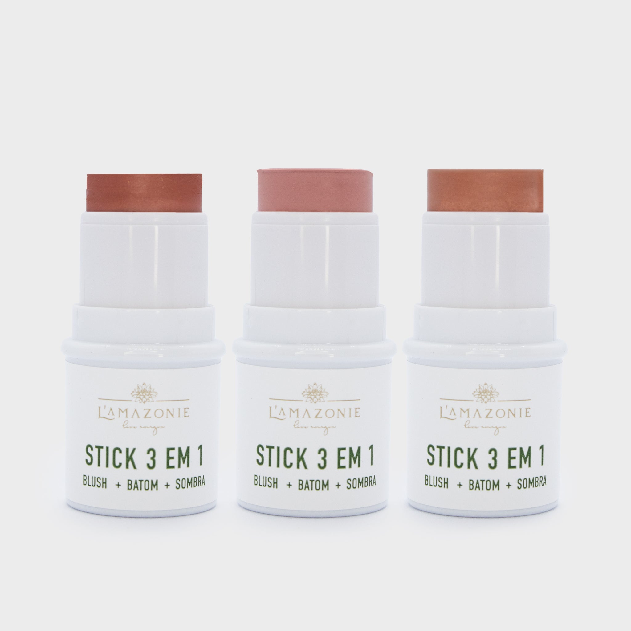 Kit 3 cores - Mini Stick 3 em 1