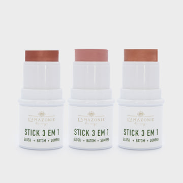 Kit 3 cores - Mini Stick 3 em 1