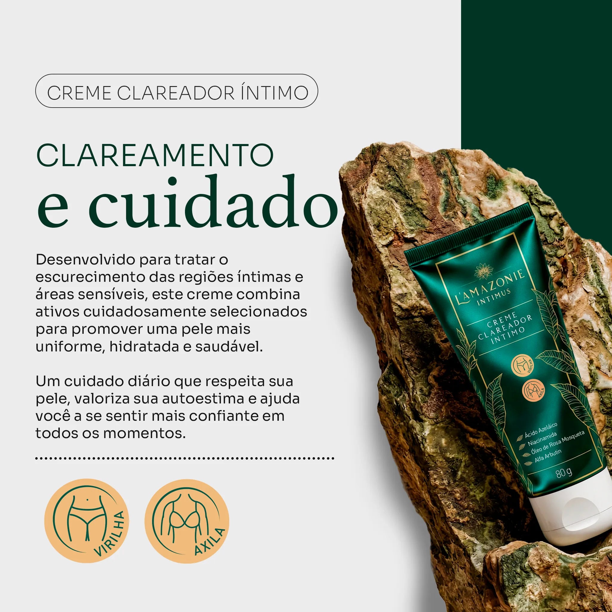 Creme Clareador para Virilha