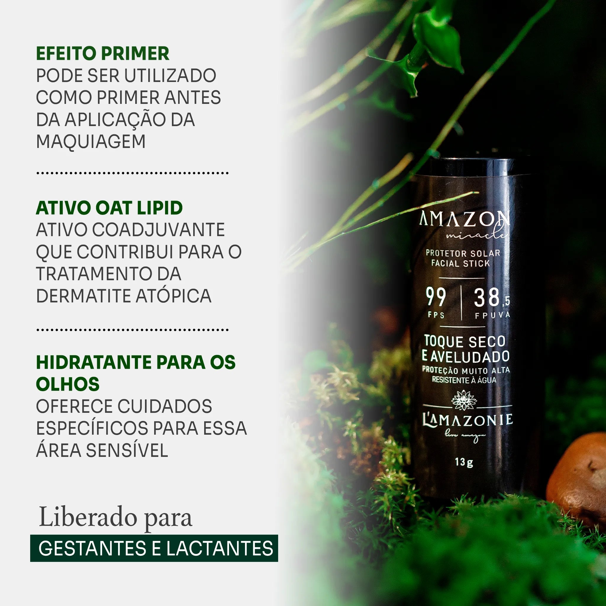 L'AMAZONIE KIT 2 PROTETORES SOLARES DE TRATAMENTO FPS 99