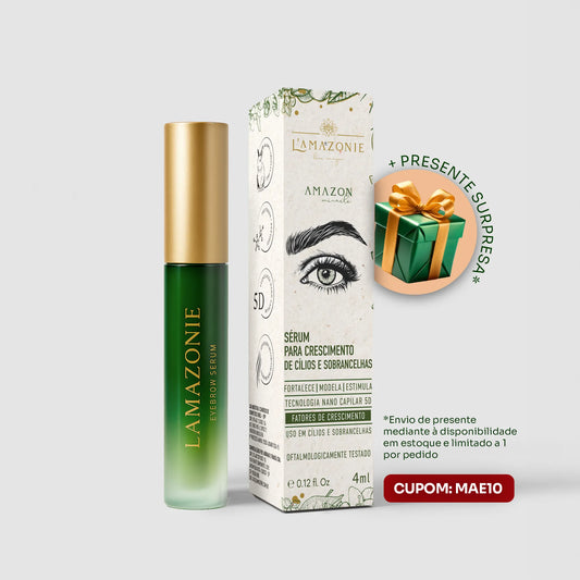 Sérum para crescimento de Cílios e Sobrancelhas + Presente Surpresa